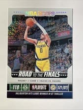 Tyrese Haliburton 2024-25 Hoops Road to the Finals First Round Recap card