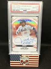 2025 Topps Chrome Black Ivory Autographs Juan Soto #IVA-JS card
