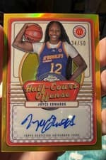 2024 Topps Chrome McDonald's All-American Half-Court Offense Signatures Refractor Joyce Edwards #IML-JOY card