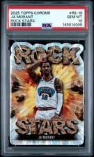 Ja Morant 2025 Topps Chrome Rock Stars card