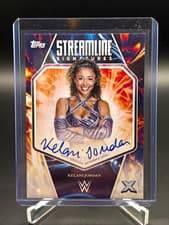 2025 Topps Exalted WWE Wrestling Streamline Signatures Kelani Jordan #STS-KJN