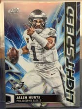 2025 Topps Cosmic Chrome Light Speed Jalen Hurts #LS-9 card