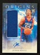 2024-25 Panini Origins Rookie Jersey Auto Set Judah Mintz #RJA-JMP card