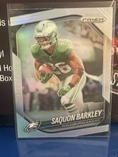 Saquon Barkley 2025 Panini Prizm card