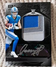 2025 Panini Black Rookie Patch Autographs Isaac TeSlaa #9 card