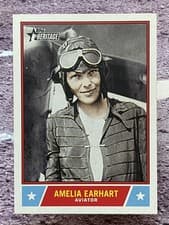 2025 Topps Heritage Notable Americans Amelia Earhart #NS-28 card