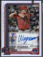 2025 Topps Chrome Update Rookie Debut Autographs Eric Wagaman #CRDA-EW card