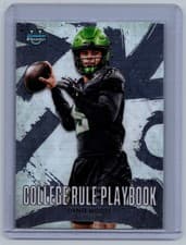 2025 Bowman University Chrome College Rule Playbook Dante Moore #CRP-15 card