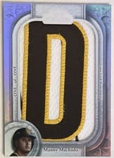 2025 Topps Sterling Jersey Letter Patches Manny Machado #TSJLP-MM card