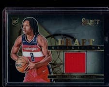 2024-25 Panini Select Draft Selections Memorabilia Bub Carrington #DSM-BUB card