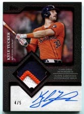 2025 Topps Autograph Patch Kyle Tucker #TFAP-KT card