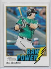2026 Topps Heritage Raw Power Cal Raleigh #RP-CR card