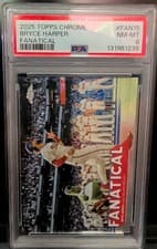 2025 Topps Chrome Fanatical Bryce Harper #FAN-15 card