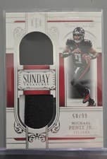 2025 Panini National Treasures Sunday Treasures Michael Penix Jr. #16 card