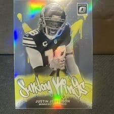 2025 Donruss Optic Sunday Kings Justin Jefferson #1 card