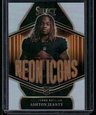 2025 Panini Select Neon Icons Ashton Jeanty #12 card