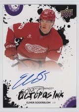 2025-26 Upper Deck Detroit Red Wings Centennial Octopus Ink Elmer Soderblom #OI-ES card