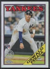 Oswald Peraza 2023 Topps Chrome 1988 card