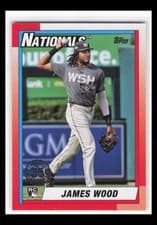 2025 Topps 1990 Topps Baseball (Series One) James Wood #T90-39 card