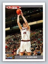 Kyle Korver 2004-05 Topps Total Base Set card