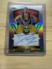2026 Topps Chrome WWE Legendary Chrome Autographs D'Lo Brown #LCA-DL card
