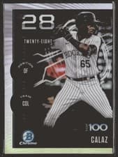 2025 Bowman Bowman Scouts Top 100 Robert Calaz #BTP-28 card