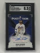2025 Topps Postseason Performance Autograph Jesse Winker #PPA-JW card