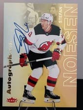 2025-26 Flair Autographics Stefan Noesen #A-SN card