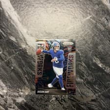 Jaxson Dart 2025 Panini Prizm Fireworks card