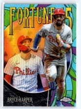 2025 Topps Chrome Fortune 15 Bryce Harper #F15-6 card