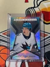 2025-26 Upper Deck Black Diamond Diamond Stars Macklin Celebrini #BDS-CE card
