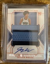 Jaylen Wells 2024 Panini National Treasures card