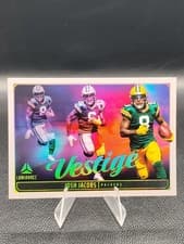 2025 Panini Luminance Vestige Josh Jacobs #18 card
