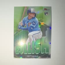 2025 Finest Bullish Matt Shaw #B-14 card
