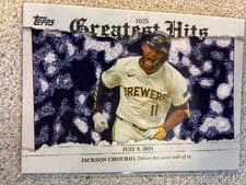 2026 Topps 2025 Greatest Hits Jackson Chourio #GH-20 card