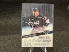 Akil Thomas 2024-25 Upper Deck Credentials Acetate Debut Ticket Access card