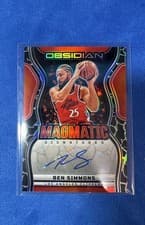 2024-25 Panini Obsidian Magmatic Signatures Ben Simmons #MS-BEN card