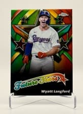 2025 Topps Chrome Logofractor Edition Future Stars Wyatt Langford #FS-13 card