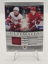 2024-25 Upper Deck Ultimate Collection Ulti-Mates Jersey Patrick Kane/Lucas Raymond #UTM-KR card