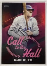 2025 Topps Call to the Hall Babe Ruth #CTH-14 card