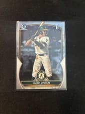 Jacob Wilson 2023 Bowman Draft Chrome card