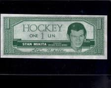 Stan Mikita 1962 Topps Hockey Bucks card