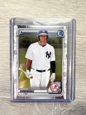 Jasson Dominguez 2020 Bowman Chrome Prospects card