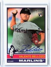 2025 Topps Heritage Real One Autographs Valente Bellozo #ROA-VB card