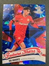 Kai Havertz 2019 Topps Chrome UEFA Champions League Sapphire Future Stars card