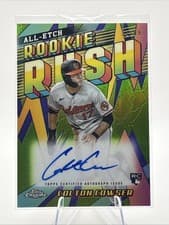 2024 Topps Chrome Chrome All Etch Rookie Rush Autographs Colton Cowser #CERA-CC card