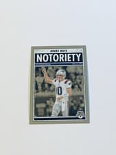 Drake Maye 2025 Panini Mosaic Notoriety card