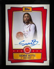 2025 Topps Chrome McDonald's All American Event Autographs Sienna Betts #EA-SB