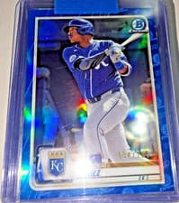Salvador Perez 2020 Bowman Chrome card