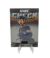 2025-26 O-Pee-Chee Platinum Vibe Check Rainbow Auto Jake Sanderson #VC-13 card